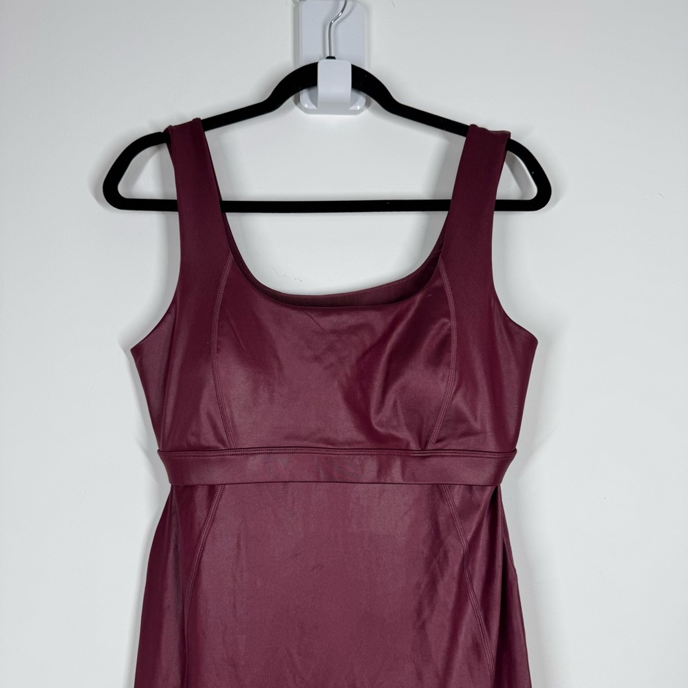 Fabletics Jumpsuit Motion365+ Shine Jumpsuit Burgundy - Picture 3 of 12